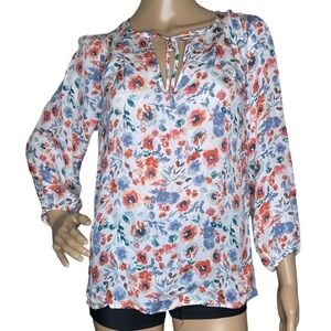 Joie silk Barba floral print top, NWT, XS
